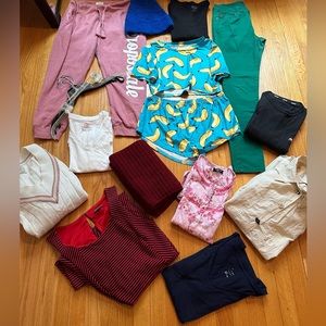 Lot of 18 Items Of Women’s Clothes Sz M Nanushka Aeropostale GOGO Express Urban